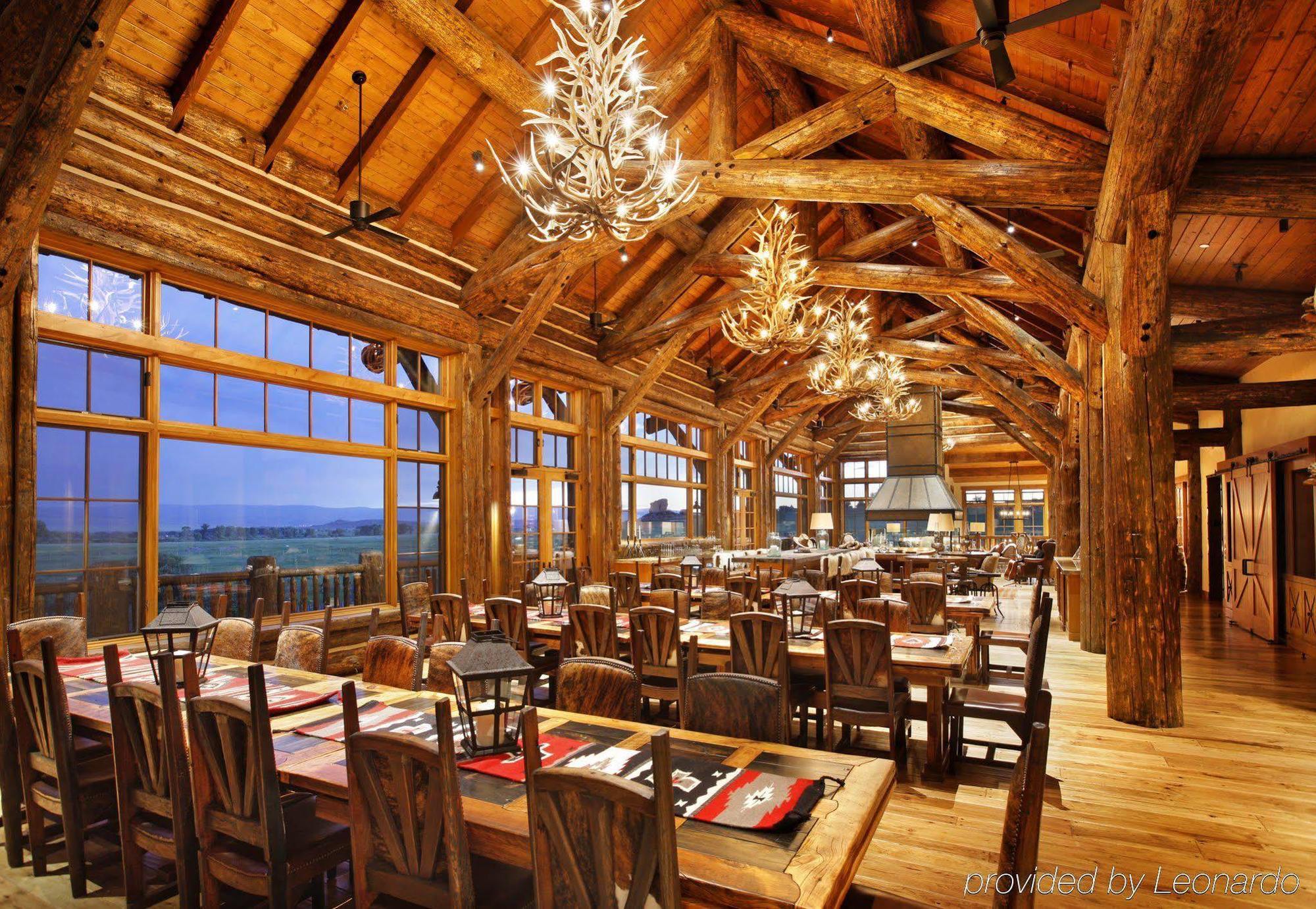 The Lodge & Spa At Brush Creek Ranch Saratoga Restaurace fotografie